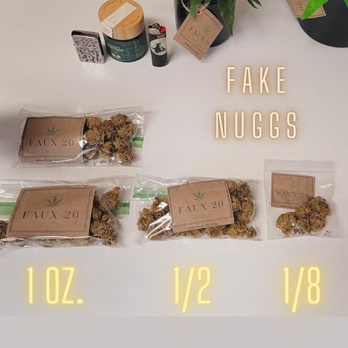 Fake Weed Nuggs Joke Gift Artificial Marijuana Cannabis Plants (1/2 oz.) in Saudi Arabia