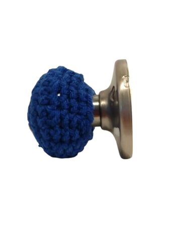 غلاف مقبضات الكلب الحيوانات الأليفة الحيوانات الأزرق خزائن بيضاء الكروشيه مصنوعة يدويا in Kuwait