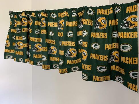 Valance Green Bay Custom Made Window Treatment 55 "W × 14" L. in Kuwait