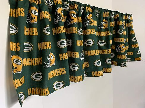 Valance Green Bay Custom Made Window Treatment 55 "W × 14" L. in Kuwait