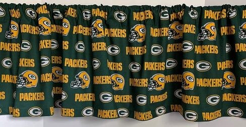 Valance Green Bay Custom Made Window Treatment 55 "W × 14" L. in Kuwait