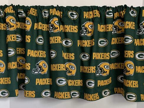 Valance Green Bay Custom Made Window Treatment 55 "W × 14" L. in Kuwait