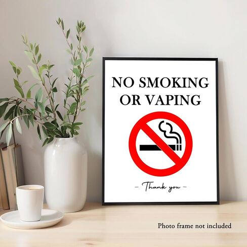 6 Unframed Wall Art Prints for Air Bnb Hosts, Short - Term Rentals Vacation Rental Essentials Sign Set - Welcome Guide, No Smoking No Pets Flush Only Toilet Paper, House Rules & WiFi Info (8"×10") in Saudi Arabia