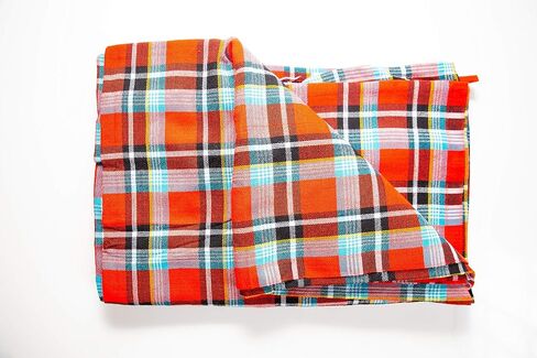 African Traditional Maasai Shuka and Tv Blanket in Saudi Arabia