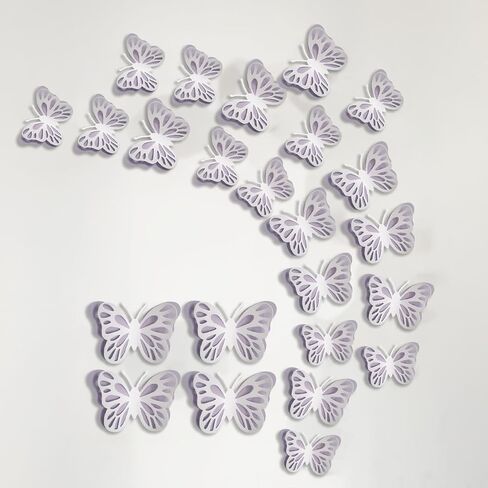Sage Green Butterfly Decorations 3D Butterfly Stickers Paper Art Wall Decor For Room Home Living Wedding Party Decor (48 PCS) in Saudi Arabia
