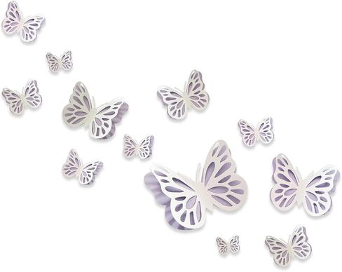 Sage Green Butterfly Decorations 3D Butterfly Stickers Paper Art Wall Decor For Room Home Living Wedding Party Decor (48 PCS) in Saudi Arabia