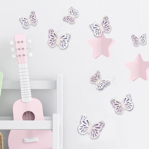 Sage Green Butterfly Decorations 3D Butterfly Stickers Paper Art Wall Decor For Room Home Living Wedding Party Decor (48 PCS) in Saudi Arabia