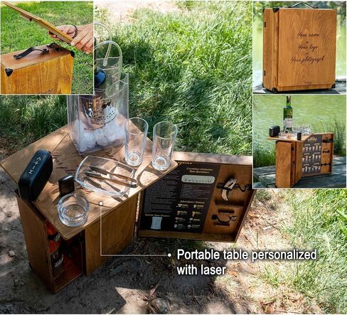 Custom Mini Bar, Wood Carving, Turkish Raki Gift Set, Home Bar Decor, Man Cave, Custom Text Ouzo Glass, Personalized Holiday Gift in Saudi Arabia
