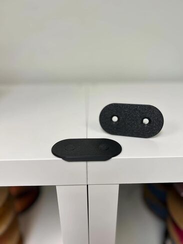مجموعة محاذاة الرف لوحدات Ikea Kallax | يغطي غطاء المسمار البسيط يساعد على عقد وحدات مربع Kallax معًا | ألوان غطاء المسمار المتطابقة متضمنة لإخفاء قمم المسمار الفضي (أبيض) in Saudi Arabia