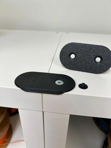مجموعة محاذاة الرف لوحدات Ikea Kallax | يغطي غطاء المسمار البسيط يساعد على عقد وحدات مربع Kallax معًا | ألوان غطاء المسمار المتطابقة متضمنة لإخفاء قمم المسمار الفضي (أبيض) in Saudi Arabia