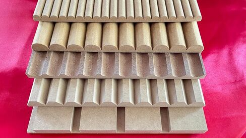 Kitchen Island Wall Panels – Reeded Panel, Fluted Panel, Slat Panel, Striped Panel Designs | MDF 3/4" | Ready to Paint | Decorative Modern MDF Paneling for Cabinets, Accent Walls & DIY Projects in Saudi Arabia