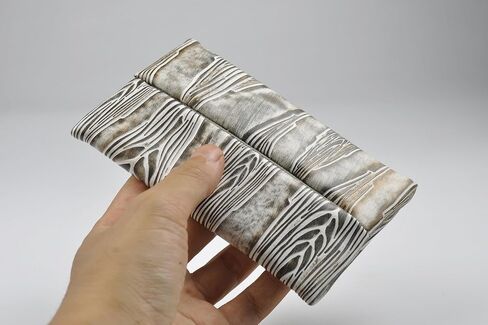 حامل أنسجة Art Deco Pocket للمحفظة ، غطاء أنسجة السفر الجلدي لـ Go Pack Trisse (Black) in Saudi Arabia
