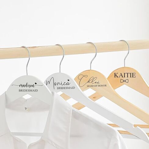 Personalized Bridal Hanger,Custom Bridesmaid Hangers with Name and Date,Wedding Hangers for Bridal Party,Bridal Shower Gifts in Saudi Arabia