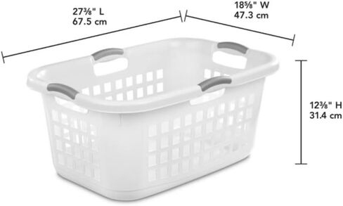 Laundry Basket Holder Storage Shelf (3 Tier, No Wheels, Wide) in Saudi Arabia
