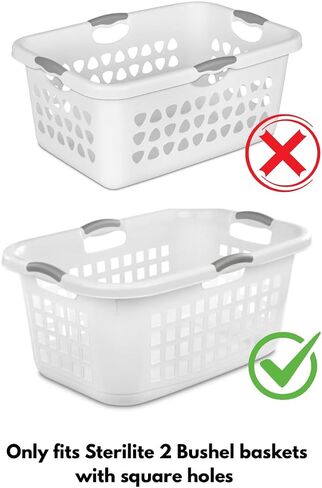 Laundry Basket Holder Storage Shelf (3 Tier, No Wheels, Wide) in Saudi Arabia