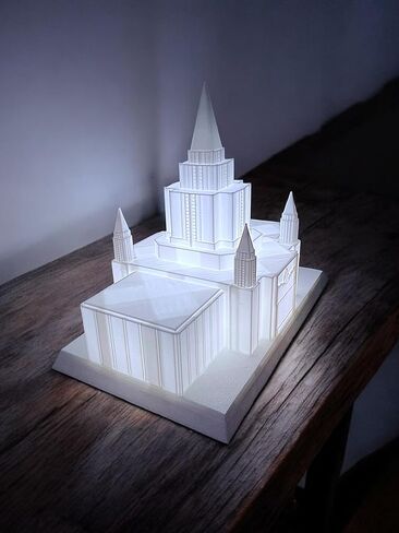 مخصص LDS Temple Night Light - هدية المورمون المخصصة مع نص أو صور - يوتا معبد LED Themake (صغير ، لايتون) in Saudi Arabia