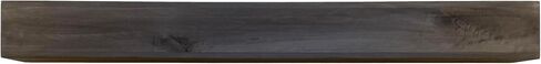 Weathered Walnut U Pick Size Rustic Faux Wood Beam Floating Shelf Fireplace Mantel Mantle (6" Deep x 66" Wide x 6.5" Tall) in Saudi Arabia