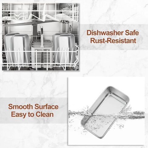 Lianyu 3 Pack Loaf Pans لخبز الخبز ، 9 × 55 بوصة خبز الرغيف مقلاة ، ولحم اللحم الفولاذ المقاوم للصدأ ، خبز الخبز القصدير لخبز الموز محلي الصنع ، غسالة الصحون آمنة in Kuwait