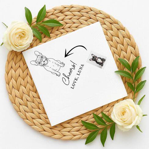 Custom Wedding Napkins, Personalized Gold/Rose Gold Cocktail Napkins Wedding, MInimalist Style with Monogram Initials Mr Mrs, Engagement Party Table Decor, Elegant Beverage & Luncheon Decoration 2 in Saudi Arabia