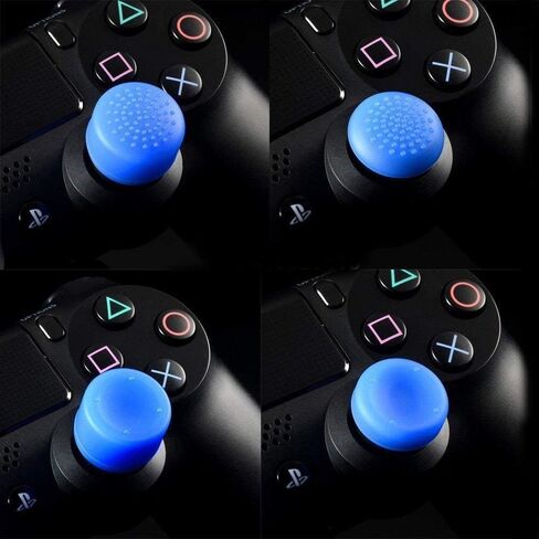 Pack of 8 pcs Analog Controller Gamepad Raised Antislip Thumb Stick Grips Thumbsticks Joystick Cap Cover for PS5, PS4, PS3, Switch Pro, Xbox one, Xbox 360, Wii U, PS2 Controller (Red) in Kuwait