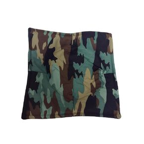 Microwave Safe Heat Resistant Warm Dinner Plate Quilted Plated Cozy in Brown and Green Camo Fabric in Kuwait