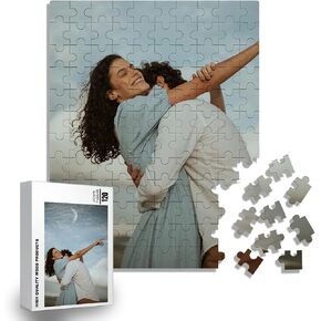 Custom Puzzle from Photo, Personalized Puzzle for Adults 120/200/300/500/1000 Pieces, Customized Jigsaw Puzzle Gift for Family, Wedding, Friend in Saudi Arabia