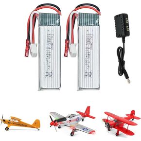 بطاريات للطائرة RC XK A280 XK A160 XK A300 مع شاحن (حزمة واحدة) in Kuwait