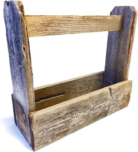 حمل ريفي زخرفي حمل جميع Barnwood Planter Box Indoor Outdoor Farmhouse Decor in Saudi Arabia