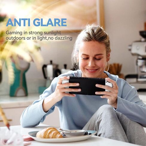 ivoler Screen Protector [2 Pack] Tempered Glass for Nintendo Switch,Blue Light Screen Filter Screen Protector with [Alignment Frame] Anti-Scratch Full Coverage Guard for Nintendo Switch in Kuwait