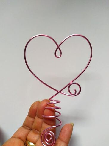 Mini Heart Tree Topper for Miniature Valentine Trees in 2 and 3 Inch in Saudi Arabia