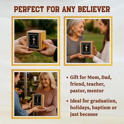 Bible Verse Jar – Read Me When Scripture Prayer Cards for Daily Encouragement & Reflection, Inspirational Christian Gifts for Women, Men, Mom – Birthday, Graduation, Baptism, Confirmation Gift in Saudi Arabia
