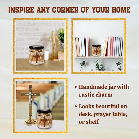 Bible Verse Jar – Read Me When Scripture Prayer Cards for Daily Encouragement & Reflection, Inspirational Christian Gifts for Women, Men, Mom – Birthday, Graduation, Baptism, Confirmation Gift in Saudi Arabia
