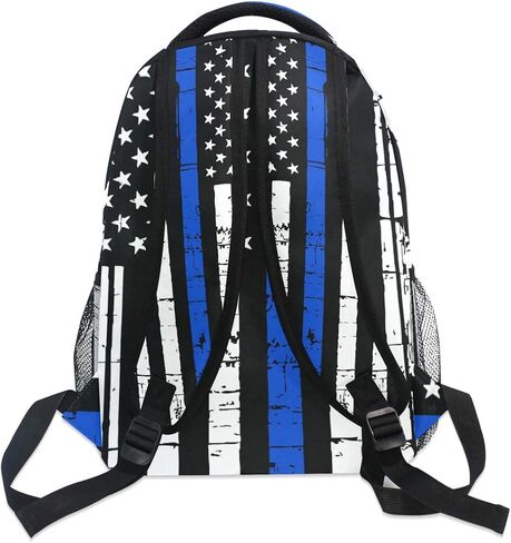 Bass Fishing Lure And American Flag Casual Backpack Bag, Fashion Lightweight Backpacks for Holiday Gifts One Size in Saudi Arabia