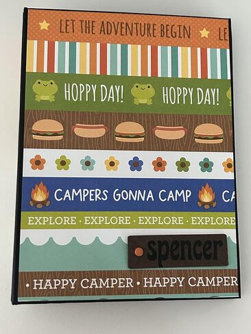 Summer Camp Photo Book, Hiking, 4 x 6 Photo Album, Outdoor, Camping Photo Album, Camp, Kids, Family Time, Adventure Album, Campfire in Saudi Arabia
