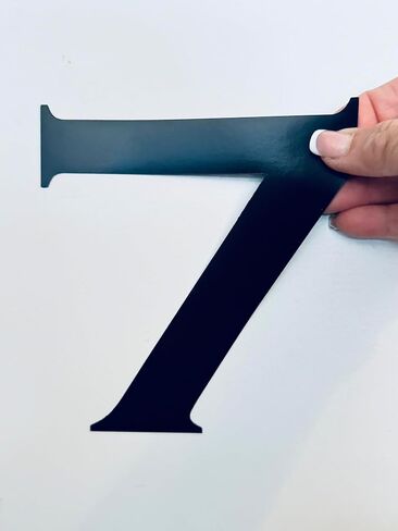 Magnetic Numbers - 6 inch Tall,For garage, House, Office, Apartment, Hotel, Restaurant, Bar, Cafe, Kitchen, Weather Resistant UV Vinyl (Black or White) in Saudi Arabia