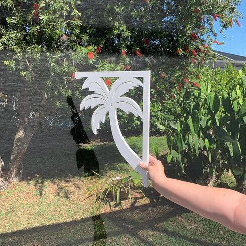 Palm Tree Mailbox Bracket. Medium. Long Lasting & Fabulous! 16 X 12 inches in Saudi Arabia