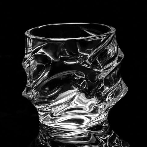 Kanars Old Fashioned Whiskey Glasses 11 Oz - مجموعة نظارات صخور الإمبراطور مجموعة من 4 لكوكتيل البوربون سكوتش سكوتش سكونياك - الأدوات الزجاجية الكريستالية الثقيلة - فريدة من نوعها للرجال هدية in Saudi Arabia
