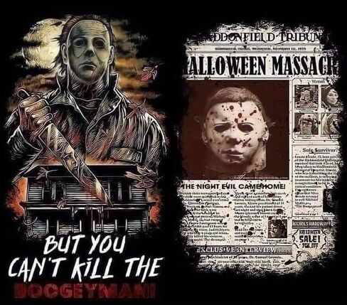 Halloween Horror Movie Michael Meyers 20 oz Skinny Thermal Insulated Stainless Steel Tumbler for Hot or Cold Beverages Includes Stainless Steel Straw Cleaning Brush Non-Skid Rubber Bottom &Gift Box in Saudi Arabia