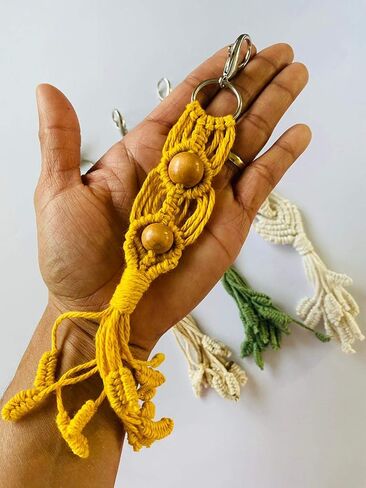 Macrame Keychain, CUSTOM KEYCHAIN, Boho Keychains in Saudi Arabia