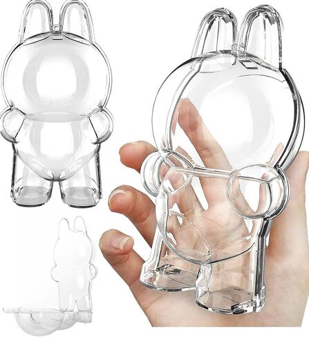 Protective Case Cover for Standing - Crystal-Clear Hard Display Box with Keychain & Dustproof Cover, Dustproof Scratch-Resistant Portable Hanging Case for Standing(Figure Not Included) in Kuwait