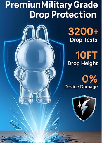 Protective Case Cover for Standing - Crystal-Clear Hard Display Box with Keychain & Dustproof Cover, Dustproof Scratch-Resistant Portable Hanging Case for Standing(Figure Not Included) in Kuwait