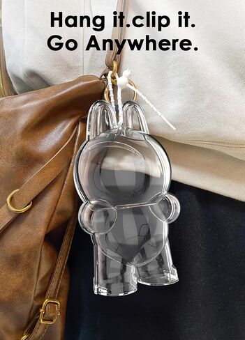 Protective Case Cover for Standing - Crystal-Clear Hard Display Box with Keychain & Dustproof Cover, Dustproof Scratch-Resistant Portable Hanging Case for Standing(Figure Not Included) in Kuwait