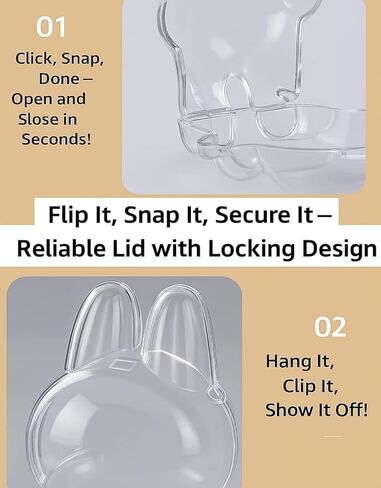 Protective Case Cover for Standing - Crystal-Clear Hard Display Box with Keychain & Dustproof Cover, Dustproof Scratch-Resistant Portable Hanging Case for Standing(Figure Not Included) in Kuwait