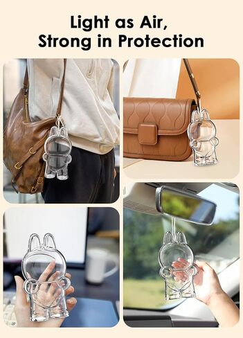 Protective Case Cover for Standing - Crystal-Clear Hard Display Box with Keychain & Dustproof Cover, Dustproof Scratch-Resistant Portable Hanging Case for Standing(Figure Not Included) in Kuwait