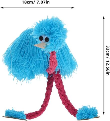 Toyandona النعام Marionette Puppet ، Marionettes String Puppet Bird سحب سلسلة دمية النعمة Marionette للتظاهر لعب ألعاب تعليمية تفاعلية in Saudi Arabia