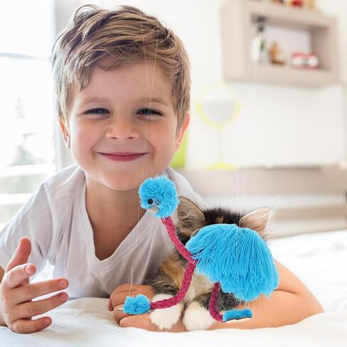 Toyandona النعام Marionette Puppet ، Marionettes String Puppet Bird سحب سلسلة دمية النعمة Marionette للتظاهر لعب ألعاب تعليمية تفاعلية in Saudi Arabia