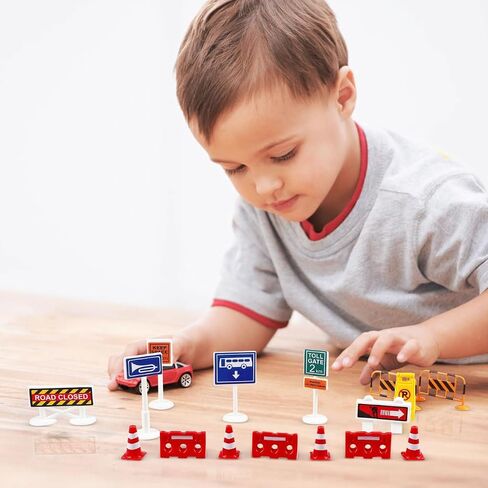 Toyandona 1 مجموعة لافتات مرور ، علامات الشوارع تلعب للأطفال in Kuwait