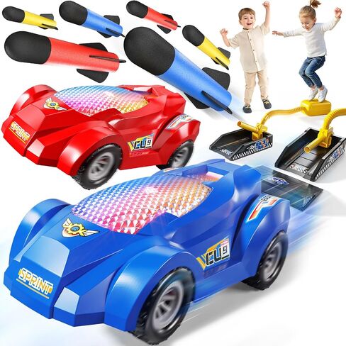 Rocket Launcher for Kids, 12 Foam Rockets, Launch up to 100+ft, Outdoor Outside Backyard Toys for Boys & Girls, Birthday Gift Toys for Kids Boys Girls Age 3 4 5 6 7 8 Years Old in Saudi Arabia
