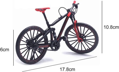 Kakalote Mini Finger Pikes ، 1:10 Scale Alloy Mountain Bicycle Model Descorting Decoration Crafts لمحبي ركوب الدراجات في عيد ميلاد هدايا حفلة عيد ميلاد (أحمر) in Kuwait