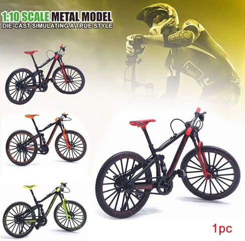 Kakalote Mini Finger Pikes ، 1:10 Scale Alloy Mountain Bicycle Model Descorting Decoration Crafts لمحبي ركوب الدراجات في عيد ميلاد هدايا حفلة عيد ميلاد (أحمر) in Kuwait